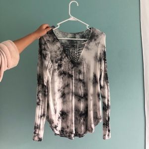 American Eagle tie dye soft & sexy long sleeve